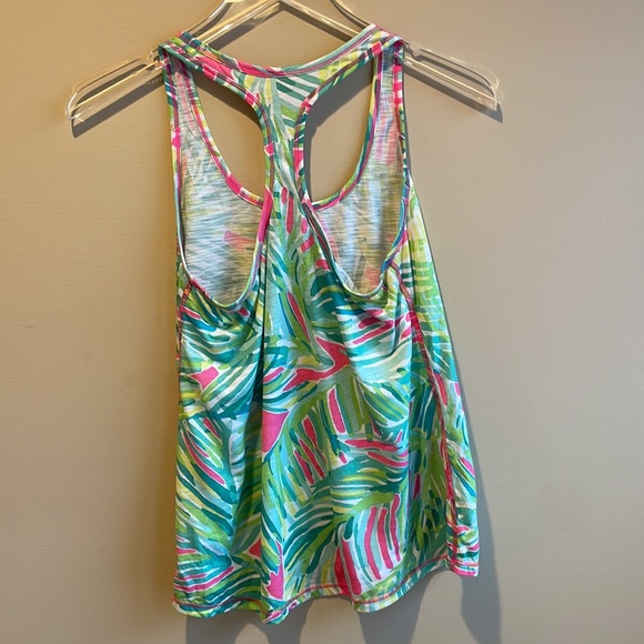 Lilly Pulitzer Racerback Tank in Tropical Storm Size XS - Picture 2 of 4